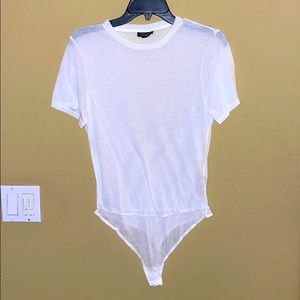 Topshop See-Through Thong Bodysuit